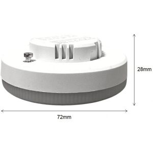 Ampoule LED GX53 7W - Blanc Chaud - Économie d'énergie - 25 000h - Publicité Ampoule LED GX53 7W - Blanc Chaud - Économie d'énergie - 25 000h - Publicité