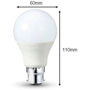 Ampoule LED B22 9W 220V A60 - 180° - Pack de 10 - Silamp - Publicité Ampoule LED B22 9W 220V A60 - 180° - Pack de 10 - Silamp - Publicité