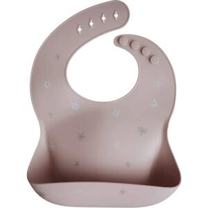 Babador de Silicone Mushie Rosa - Babas para crianças Babador de Silicone Mushie Rosa - Babas para crianças