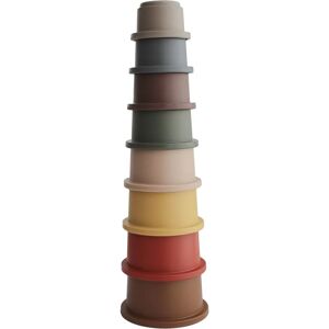 Gobelets empilables Mushie - Jouet à empiler et construire pour enfants Gobelets empilables Mushie - Jouet à empiler et construire pour enfants