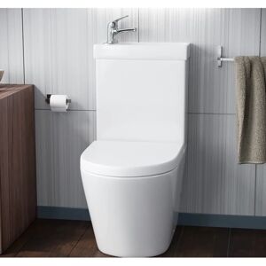 Nes Home Pilton 2 in 1 Toilet and Basin Mixer Tap - Close Coupled Pan, Cistern, Seat Nes Home Pilton 2 in 1 Toilet and Basin Mixer Tap - Close Coupled Pan, Cistern, Seat