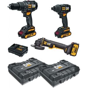 CAT Impact Drill Angle Grinder - Power Tools Set CAT Impact Drill Angle Grinder - Power Tools Set