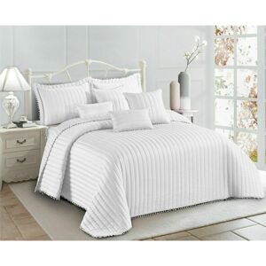 PRIME - Bedspread - White - King - Pom Pom - Bedspread PRIME - Bedspread - White - King - Pom Pom - Bedspread