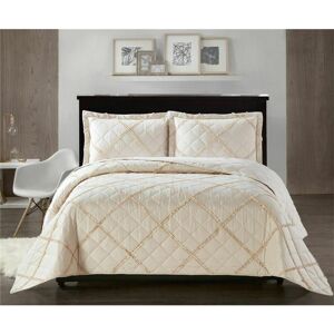 PRiME - Ruffle Quilted - Beige - Single - Bedspread PRiME - Ruffle Quilted - Beige - Single - Bedspread