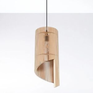 Suspension en bois géométrique - Silamp - Publicité Suspension en bois géométrique - Silamp - Publicité