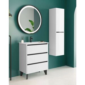 Marca Modelo - Gabinete de Baño de 3 Cajones - Blanco Brillo Marca Modelo - Gabinete de Baño de 3 Cajones - Blanco Brillo