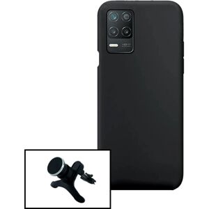 Realme Narzo 30 5G - Silicone liquide - Magnétique renforcé - Noir - Étui de téléphone - Publicité Realme Narzo 30 5G - Silicone liquide - Magnétique renforcé - Noir - Étui de téléphone - Publicité