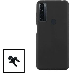 TCL - TCL 20 SE - Silicone liquide - Noir - Phone Case - Publicité TCL - TCL 20 SE - Silicone liquide - Noir - Phone Case - Publicité