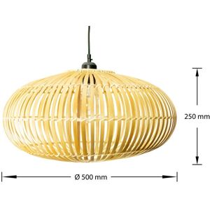 Groenovatie Bamboe Hanglamp - Natuurlijk Stijl - 50cm Groenovatie Bamboe Hanglamp - Natuurlijk Stijl - 50cm