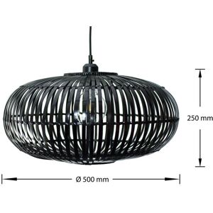 Groenovatie Zwarte Handgemaakte Bamboe Hanglamp - Hanglamp Groenovatie Zwarte Handgemaakte Bamboe Hanglamp - Hanglamp