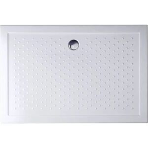 Durovin Bathrooms Acrylic Resin Anti-Slip Rectangular Shower Tray - White 1100x800mm Durovin Bathrooms Acrylic Resin Anti-Slip Rectangular Shower Tray - White 1100x800mm