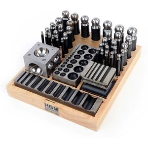Juego de punzones para joyería HBM - Modelo Ank 3 - Punzones de bola para metal Juego de punzones para joyería HBM - Modelo Ank 3 - Punzones de bola para metal