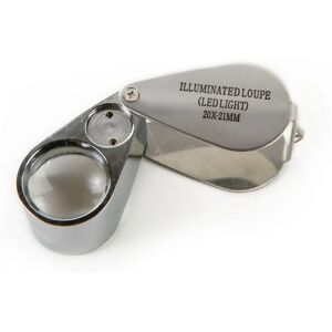 HBM - Loupe de poche - 20x - Main - Loupe - Publicité HBM - Loupe de poche - 20x - Main - Loupe - Publicité