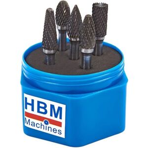 Ensemble de 5 fraises en carbure HBM - Outils de métal - Publicité Ensemble de 5 fraises en carbure HBM - Outils de métal - Publicité