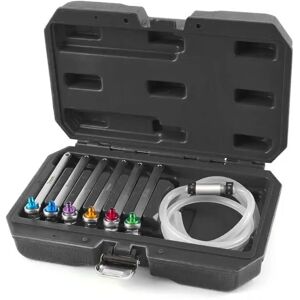 HBM Kit de 7 clés de vidange de liquide de frein - Étui robuste, Pro et DIY - Publicité HBM Kit de 7 clés de vidange de liquide de frein - Étui robuste, Pro et DIY - Publicité