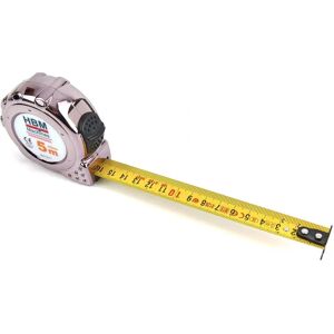 Mètre ruban professionnel HBM 5 m x 19 mm - Outil de mesure - Publicité Mètre ruban professionnel HBM 5 m x 19 mm - Outil de mesure - Publicité
