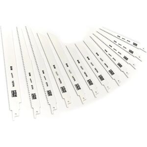Ensemble de 12 lames de scie bi-métalliques - Reciprocating Saw Blades Set - Publicité Ensemble de 12 lames de scie bi-métalliques - Reciprocating Saw Blades Set - Publicité