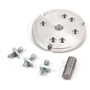 Bride HBM 100 mm avec jeu de serrage pour mandrin 80 mm - Flange with Clamping Set - Publicité Bride HBM 100 mm avec jeu de serrage pour mandrin 80 mm - Flange with Clamping Set - Publicité