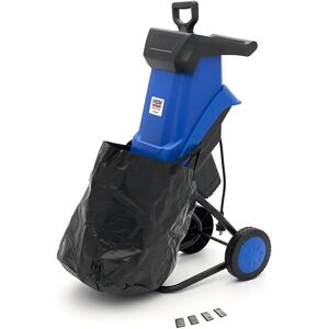 HBM Broyeur électrique 2500W - Broyeur de jardin / Broyeur à bois pour branches de 40mm - 2 lames - Publicité HBM Broyeur électrique 2500W - Broyeur de jardin / Broyeur à bois pour branches de 40mm - 2 lames - Publicité