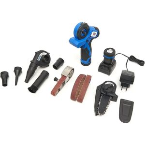 Outil sans fil 3-en-1 HBM - Tronçonneuse, Ponceuse, Souffleur de feuilles - Publicité Outil sans fil 3-en-1 HBM - Tronçonneuse, Ponceuse, Souffleur de feuilles - Publicité