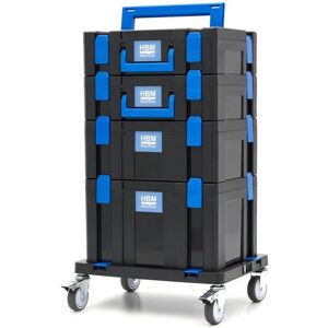 Set di cassetta degli attrezzi mobili HBM 105 pezzi Set di cassetta degli attrezzi mobili HBM 105 pezzi