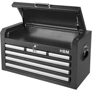 HBM Aufsatzschrank - 66 cm, 6 Schubladen, Schwarz HBM Aufsatzschrank - 66 cm, 6 Schubladen, Schwarz