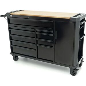 Carro de herramientas HBM 10 cajones 147 cm negro Carro de herramientas HBM 10 cajones 147 cm negro