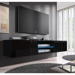 MUEBLES BONITOS Tibi Mobile TV Sospeso LED - 2 Ante 160x30x38.5cm MUEBLES BONITOS Tibi Mobile TV Sospeso LED - 2 Ante 160x30x38.5cm