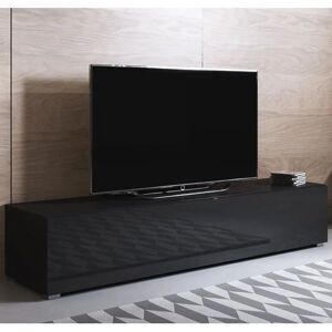 Muebles Bonitos Luke H2 Meuble TV Noir - Meuble de Salon - Publicité Muebles Bonitos Luke H2 Meuble TV Noir - Meuble de Salon - Publicité