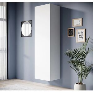 MUEBLES BONITOS Eliot Armario de Pared - Moderno 40x165x29cm Blanco MUEBLES BONITOS Eliot Armario de Pared - Moderno 40x165x29cm Blanco
