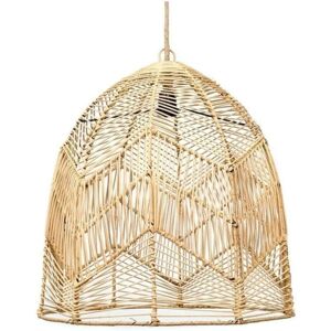 Bazar Bizar Pendelleuchte aus Rattan 50x50 - Natur Bazar Bizar Pendelleuchte aus Rattan 50x50 - Natur