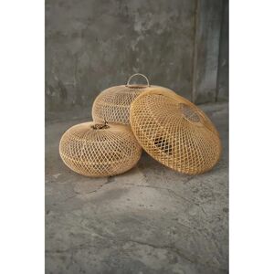 Bazar Bizar Pendelleuchte aus Rattan 60x40 - Natur - L Bazar Bizar Pendelleuchte aus Rattan 60x40 - Natur - L