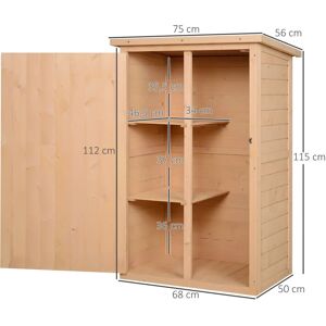 GIORDANOSHOP Modello 75x56x115cm Capanno da Giardino - Legno FSC GIORDANOSHOP Modello 75x56x115cm Capanno da Giardino - Legno FSC