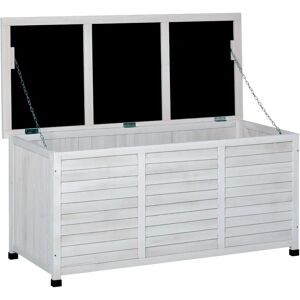 GIORDANOSHOP - Panchina contenitore da giardino 127x56x60 cm in legno di abete bianco GIORDANOSHOP - Panchina contenitore da giardino 127x56x60 cm in legno di abete bianco