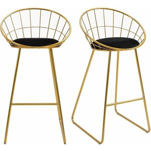 GIORDANOSHOP Modello 97cm - Sgabelli alti in oro moderno - Set 2 GIORDANOSHOP Modello 97cm - Sgabelli alti in oro moderno - Set 2