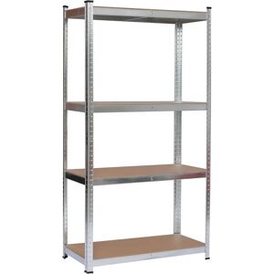 GIORDANOSHOP Modello 160x120x40 cm Scaffale in Acciaio - 4 Ripiani in MDF GIORDANOSHOP Modello 160x120x40 cm Scaffale in Acciaio - 4 Ripiani in MDF