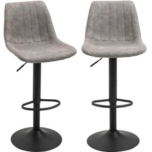 GIORDANOSHOP Modello 43x46,5x89-110 cm Sgabello da Bar Regolabile Microfibra GIORDANOSHOP Modello 43x46,5x89-110 cm Sgabello da Bar Regolabile Microfibra
