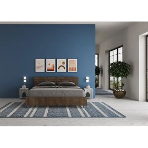 GIORDANOSHOP - Letto 160x190cm con Contenitore - Design Italiano Moderno GIORDANOSHOP - Letto 160x190cm con Contenitore - Design Italiano Moderno