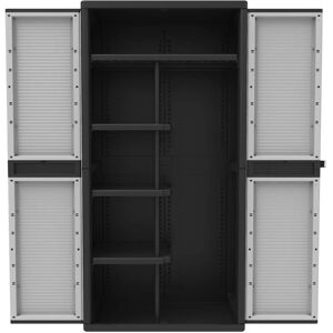 GIORDANOSHOP - Armadio Modulare da Esterno 89,7x53,7x180 cm 2 Ante 4 Ripiani - Armadio di Stoccaggio GIORDANOSHOP - Armadio Modulare da Esterno 89,7x53,7x180 cm 2 Ante 4 Ripiani - Armadio di Stoccaggio