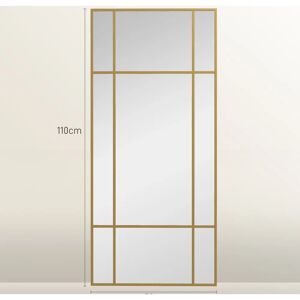 Unknown - Specchio finestra - Oro - 110x50 cm - Specchio a parete Unknown - Specchio finestra - Oro - 110x50 cm - Specchio a parete
