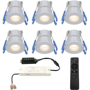 HOFTRONIC Milano 6x LED Inbouwspots Dimbaar IP65 HOFTRONIC Milano 6x LED Inbouwspots Dimbaar IP65