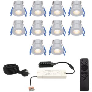 HOFTRONIC Milano - 10x LED inbouwspots - Dimbaar - Complete set HOFTRONIC Milano - 10x LED inbouwspots - Dimbaar - Complete set