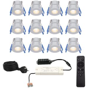 HOFTRONIC Milano - 12 LED Inbouwspots - Dimbaar - Compleet Set - IP65 HOFTRONIC Milano - 12 LED Inbouwspots - Dimbaar - Compleet Set - IP65