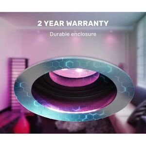Hofronic Set van 6 RVS WiFi LED Inbouwspots Hofronic Set van 6 RVS WiFi LED Inbouwspots