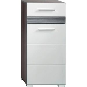 Møbel24 Setone Badekarboks 1 dør, 1 skuff Røkt Sølv - Bathroom Cabinet Møbel24 Setone Badekarboks 1 dør, 1 skuff Røkt Sølv - Bathroom Cabinet