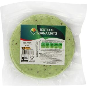 Guanajuato 15cm Cactus Corn Tortillas - Tortillas Guanajuato 15cm Cactus Corn Tortillas - Tortillas