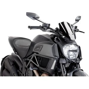 Pare-brise moto Puig 7592N - Réglable, Noir - Publicité Pare-brise moto Puig 7592N - Réglable, Noir - Publicité