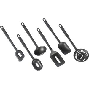 Kuhn Rikon - Schweizer Küchenhelfer-Set 6 Stück - Schwarz Kuhn Rikon - Schweizer Küchenhelfer-Set 6 Stück - Schwarz