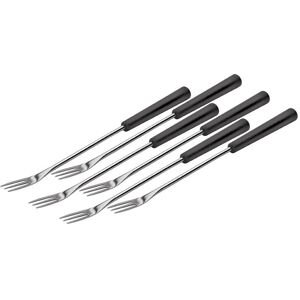 Kuhn Rikon - Cheese & Meat Fondue Forks Black 6pcs Kuhn Rikon - Cheese & Meat Fondue Forks Black 6pcs