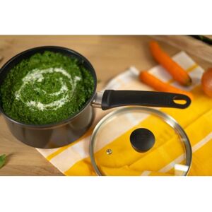 Kuhn Rikon Easy Induction 1.5 L Saucep | Black, 16cm, Non-Stick, Oven Safe Kuhn Rikon Easy Induction 1.5 L Saucep | Black, 16cm, Non-Stick, Oven Safe